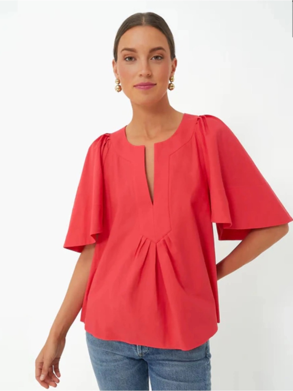 Pomander Place TUCKERNUCK Finley Flutter Sleeve Top